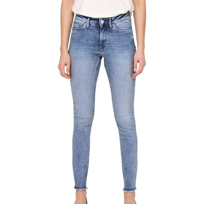 ONLY - ONLBLUSH MID SK ANK RW DNM REA694 Dames Jeans