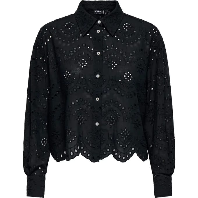 ONLY - ONLVALAIS L/S SHIRT WVN NOOS - Dames - Blouses