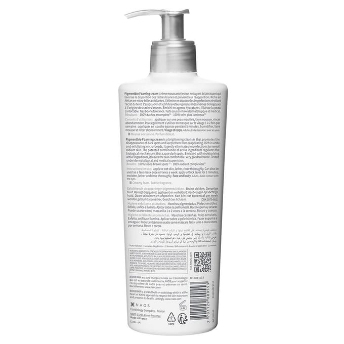 Bioderma Pigmentbio Verhelderende en Exfoliërende Cleanser 500 ml