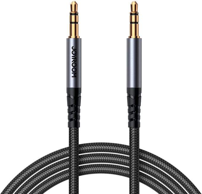 Joyroom stereo audio cable AUX 3.5 mm mini jack 1.2m black (SY-A08)