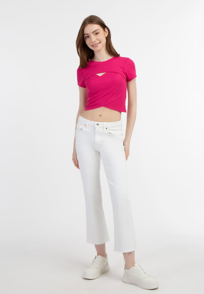 Mymo T-shirt Dames roze
