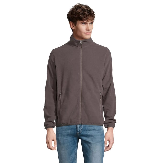 SOL'S Men´s Factor Zipped Fleece Jacket L03823 - Charcoal Grey (Solid) - M