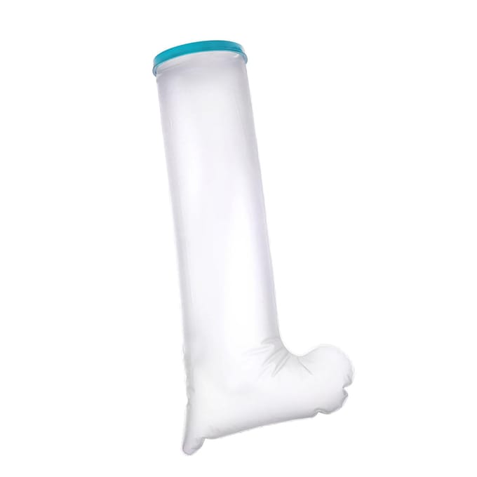 Badbeenhoes 104cm PP Silicone PVC Cirkel Waterbestendig Douchebeenhoes voor Volwassene white