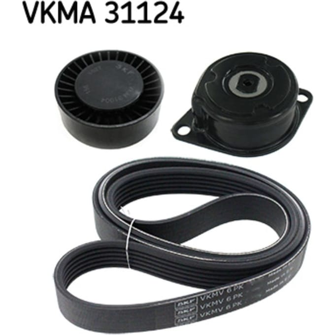 Poly V-riem set SKF VKMA 31124