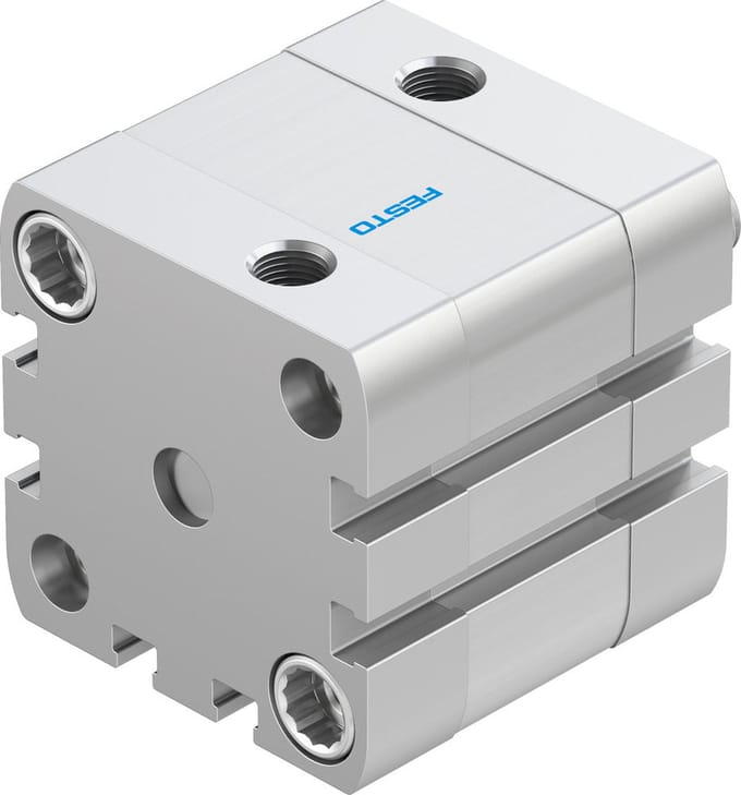 Festo Compacte Cilinder 40mm Boring 10mm Slag ISO 21287 Dubbelwerkend - 572673 - P2BRK