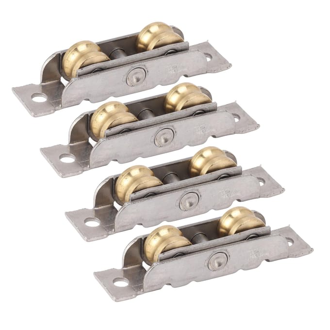 4 STUKS Schuifpui Roller Assemblage RVS Koperen Kogellager Wiel Roller Assemblage