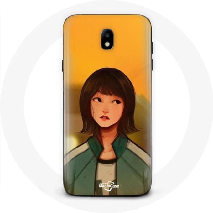 Case voor Samsung Galaxy j7 2017 Edge Squid Game Ji Yeong Nummer 240