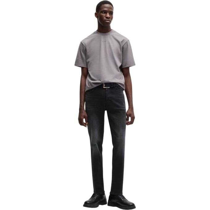 Hugo Herenjeans met 5 zakken (Zwart)