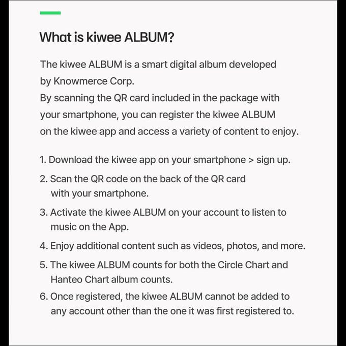 TIOT [FLEX LINE] kiwee ALBUM Ver. (Platformalbum) 1EA black
