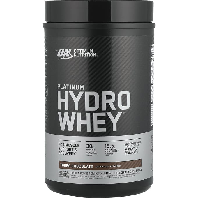 Optimum Nutrition, Platinum Hydro Whey, Turbo Chocolade, 1,75 lbs (795 g)