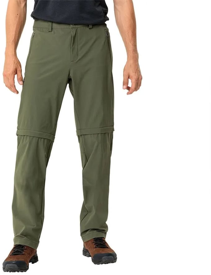Vaude Farley Stretch Zip Off Ii Broek Zwart 56 / Long Man