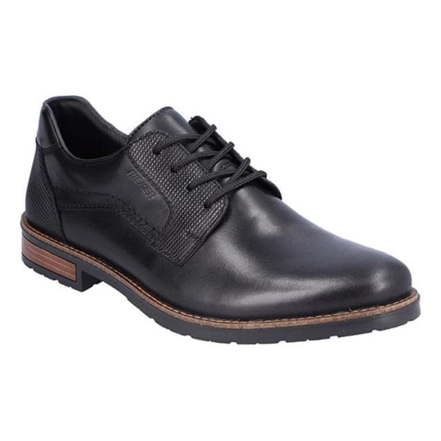 Rieker Gradin Veterschoenen zwart Leer - Maat 41