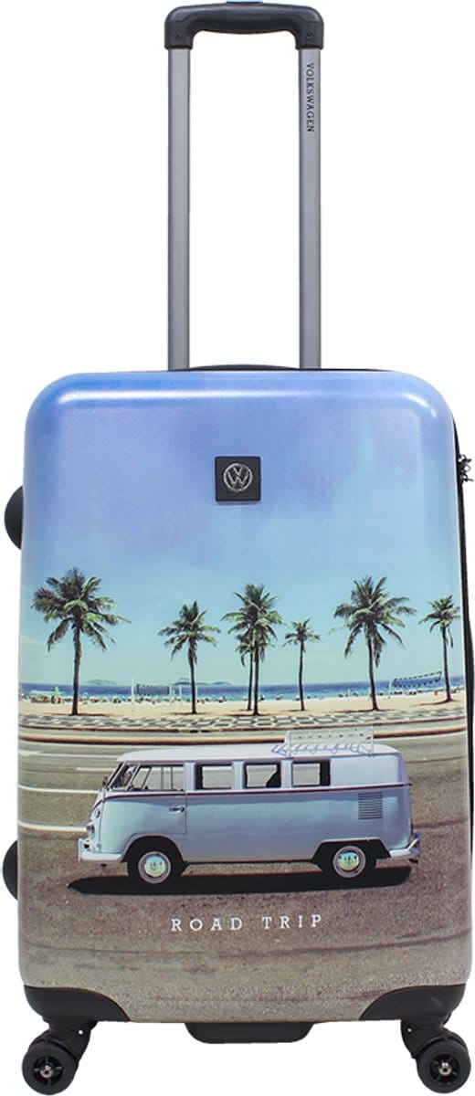 Volkswagen Roadtrip Harde Reiskoffer M 66 cm - Bedrukt / Medium