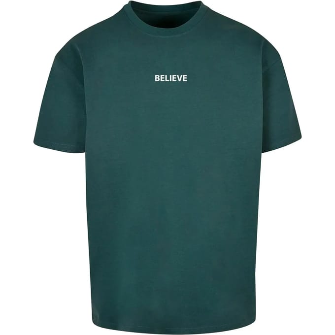 Oversized T-shirt Merchcode Believe Front Heavy