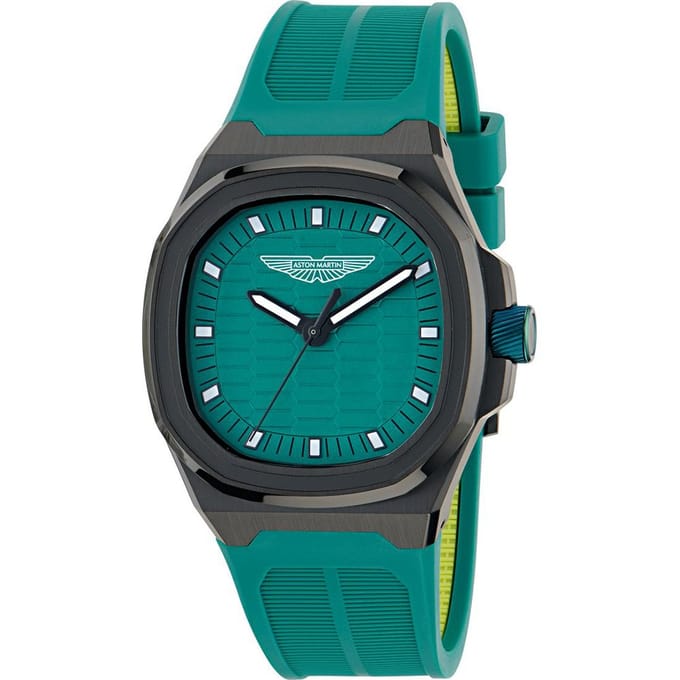 Aston Martin Aml Icon GPQ MTIG1F501 Horloge - Siliconen - Groen - Ø 40 mm