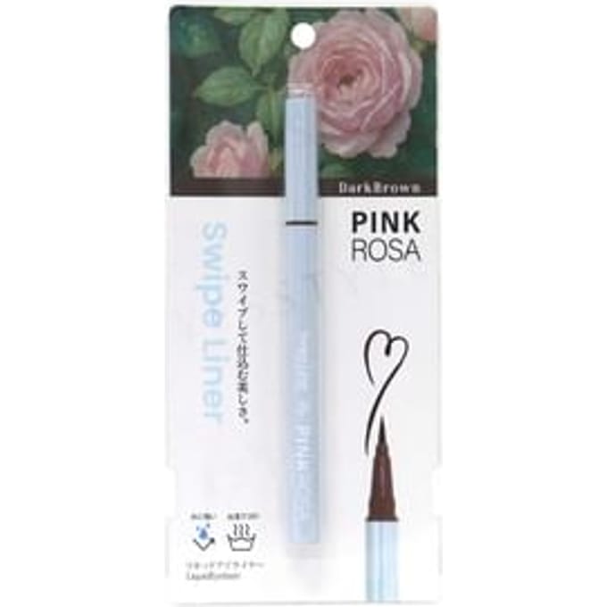 Pink Rosa - SL Liquid Eyeliner Dark Brown 1ml