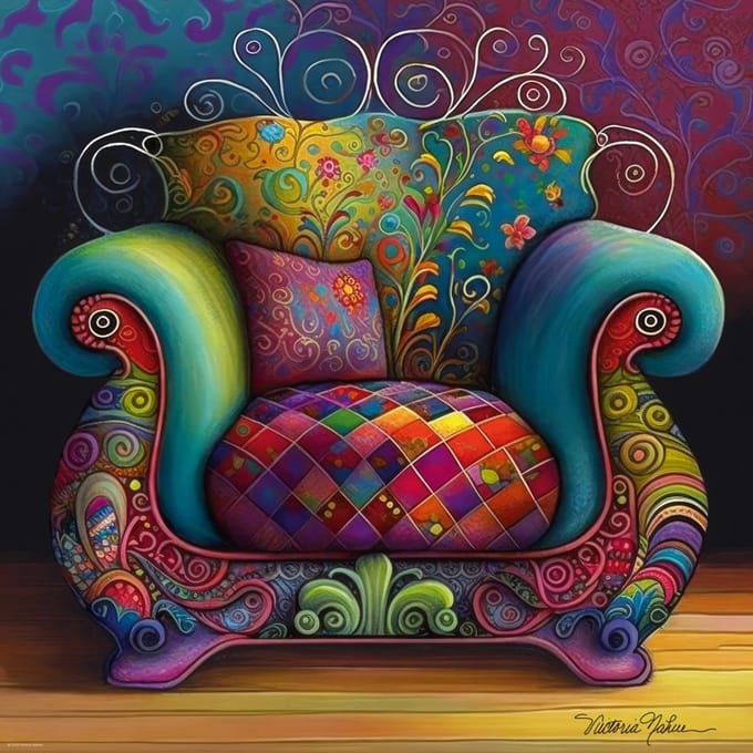 Heye – Relax Fauteuil – Legpuzzel 1000 stukjes – Victoria Nahum