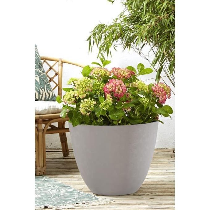 PoeTIC Ronde Element Pot 50 - Kalksteen