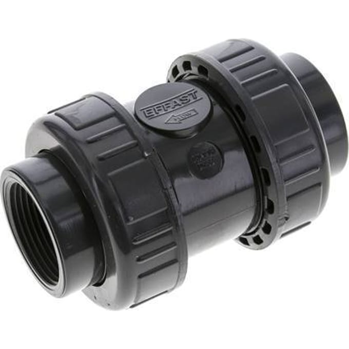 PVC Terugslagklep Rp 1 1/4'' 0.012-16bar (0.17-232psi)