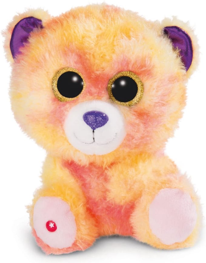 Nici Knuffelbeer Glubschis Junior 25 Cm Pluche Oranje/paars