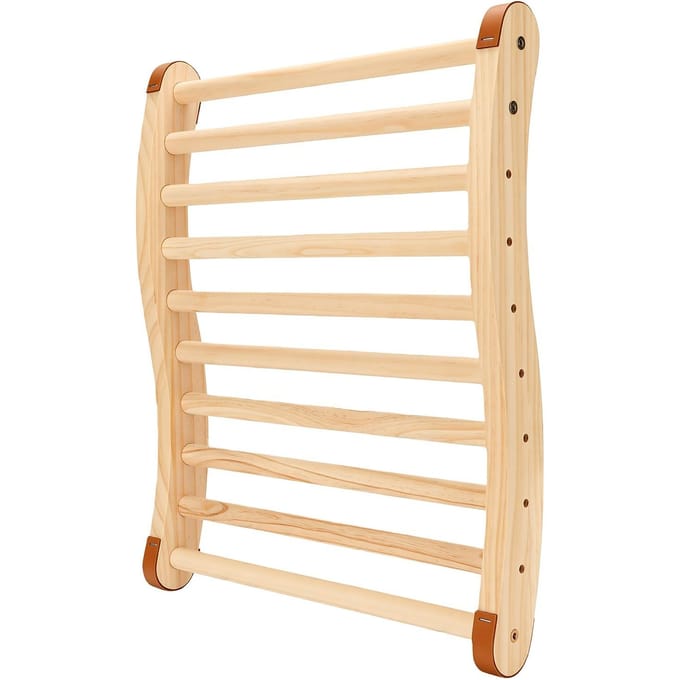 Houten S-vormige Sauna Rugleuning Ergonomisch Antislip Comfortabele Sauna Rugondersteuning beige