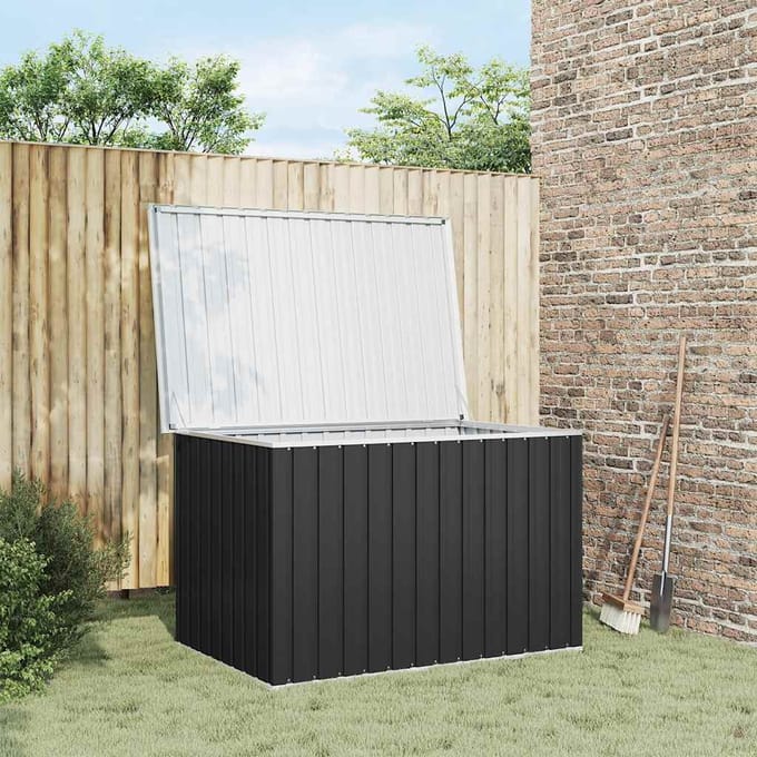 vidaXL - Tuinbox - 149x99x93 - cm - antraciet