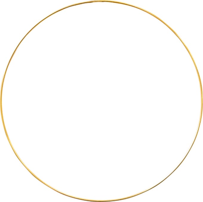 Amscan - Gouden ring - 35 cm