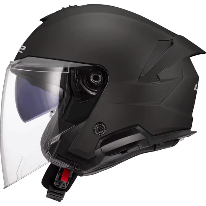 LS2 OF618 Verso II Solid Mat Zwart Jethelm - Helm