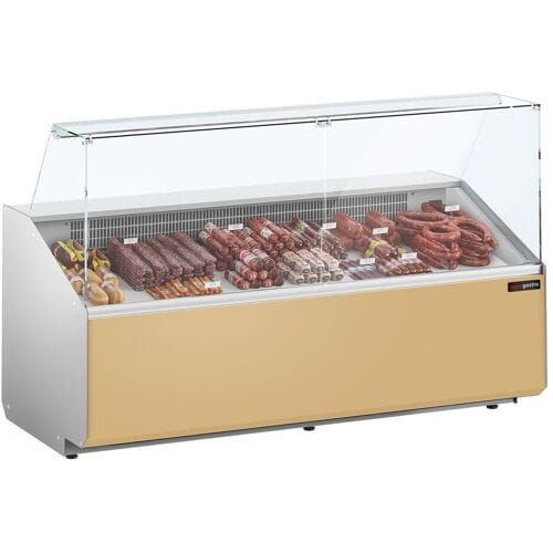 GGM Gastro Kühltheke - 2500mm - Frontblende Beige