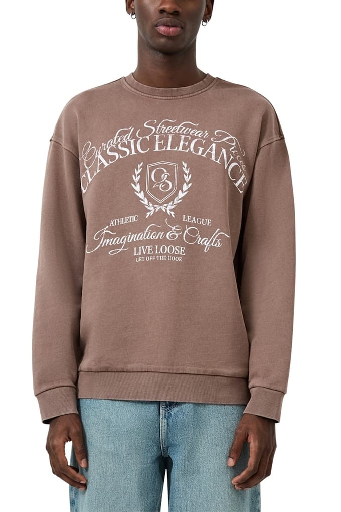 s.Oliver -qs Sweatshirts Brown Taglia: M | Maglioni a maglia Outlet | Uomo | Marrone