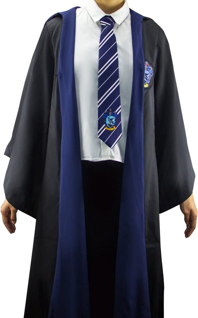 Harry Potter - Ravenclaw Wizard Robe / Ravenklauw tovenaar kostuum (XS)