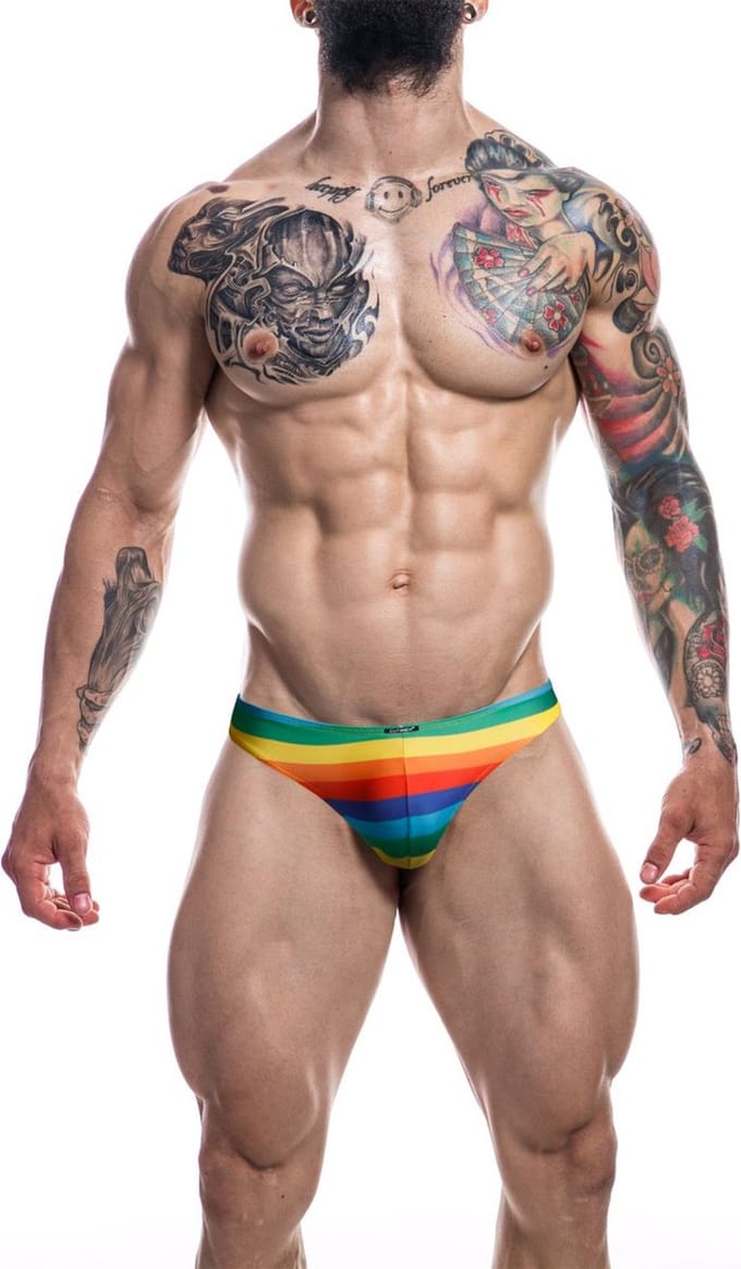 Cut4Men - Low Rise Herenslip - Rainbow L