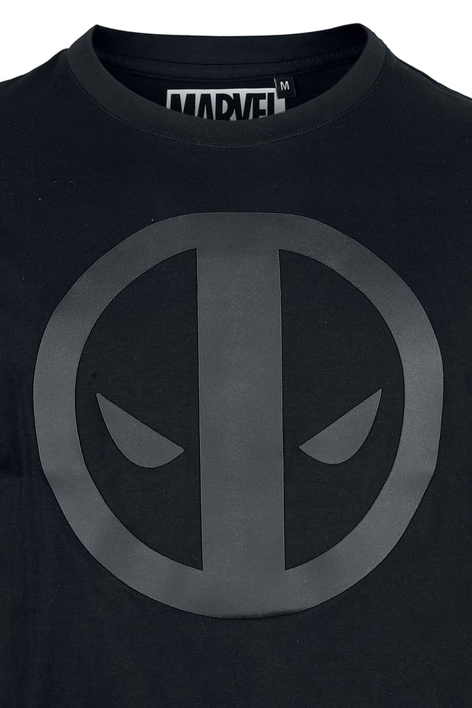 Deadpool T-shirt - Marvel - Deadpool - Logo - S tot XXL - voor Mannen - zwart