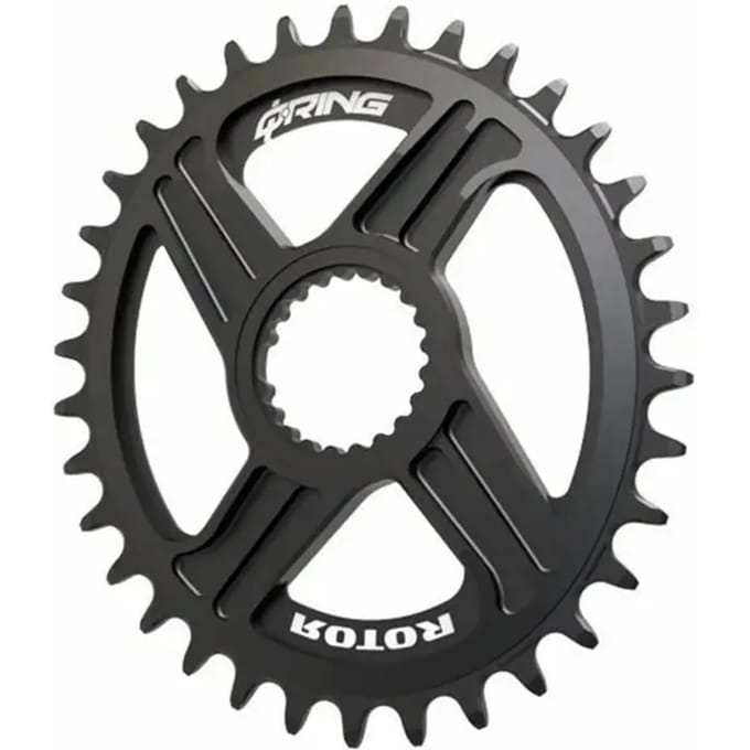 Rotor Qx1 Shimano Direct Mount Xt Oval Kettingblad Zwart 36t