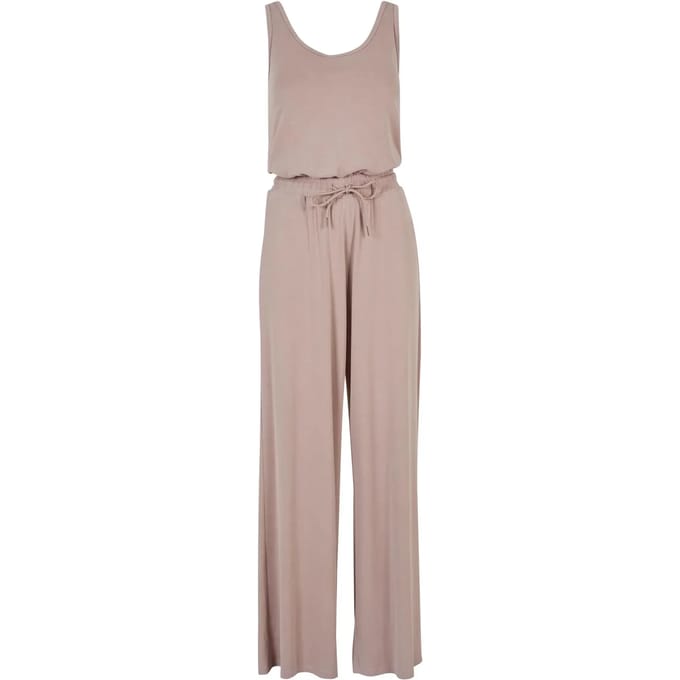 Urban Classics - Long Sleeveless Modal Jumpsuit - 4XL - Roze