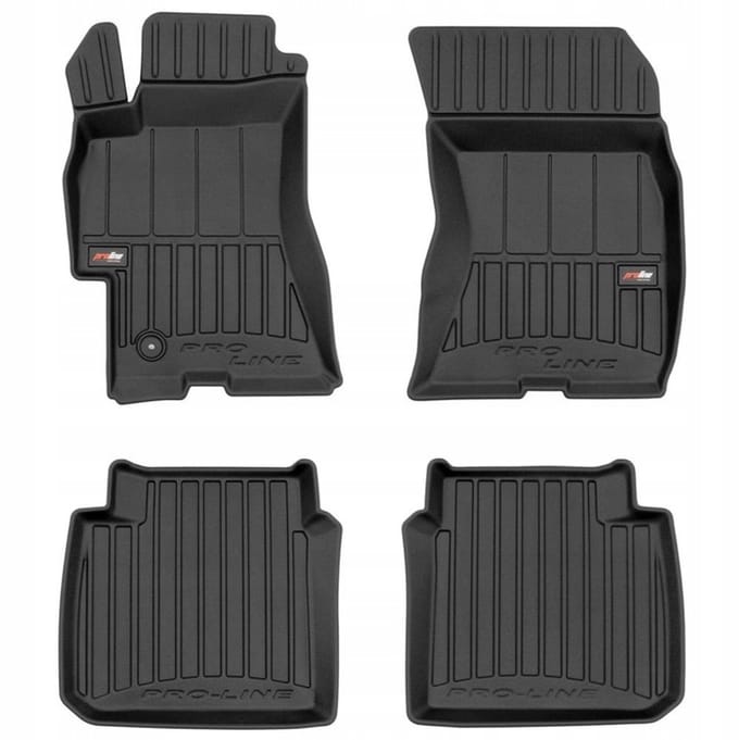 FROGUM 3D – Rubber automatten – Perfecte pasvorm – Hoge beschermrand – Geurloos (Subaru)