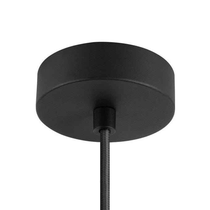 SLV hanglamp Light Eye 90, zwart, Ø 9 cm, metaal