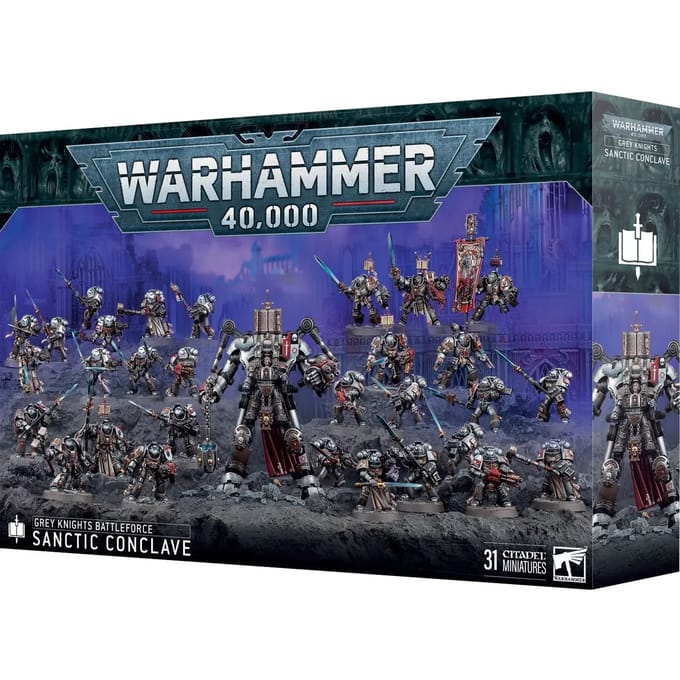 Beeldje Games Workshop Warhammer 40k - Battleforce Grey Knights Conclave Seraphique (2025)