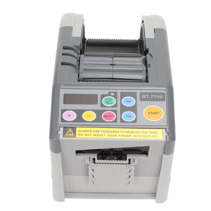 Machine à couper le ruban adhésif automatique JAXUDA Double induction Distributeur de ruban adhésif à circulation 6 niveaux Prise UE black