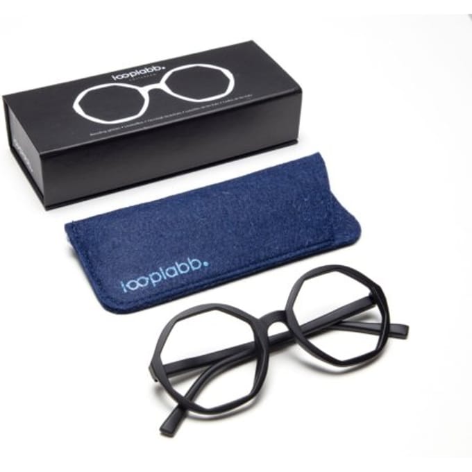 Looplabb leesbril sterkte +1,00 model lolita zwart
