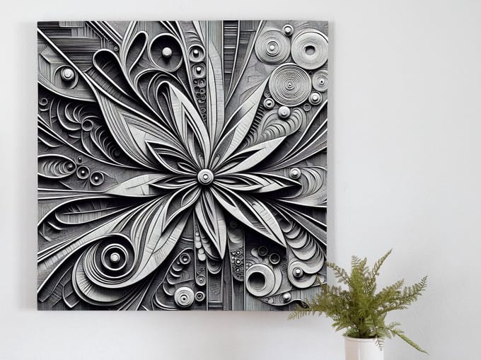 Kunstprint | Wanddecoratie | Dibond | 80 × 80 cm