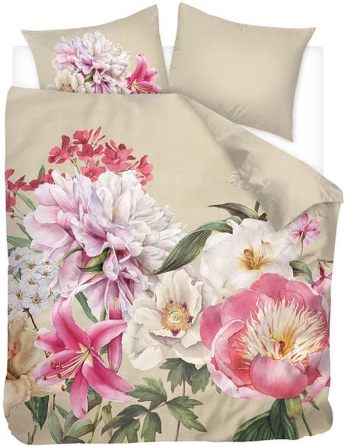 Snoozing Roosmarijn Dekbedovertrek - Extra breed - 260x200/220 cm - Zand