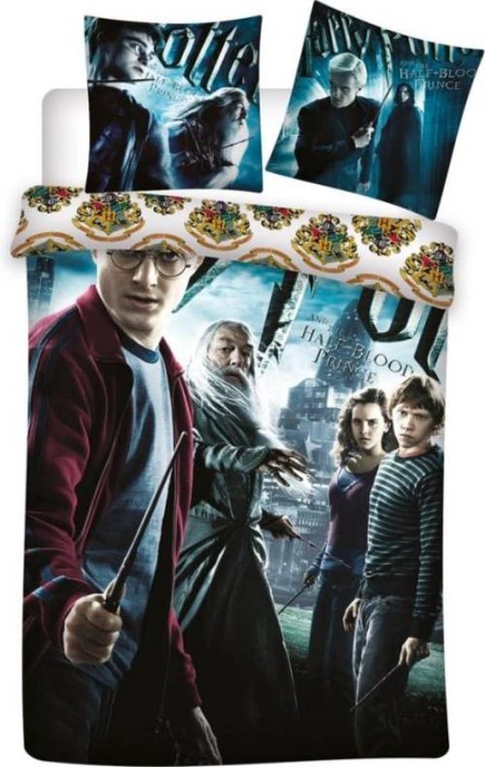 Harry Potter dekbedovertrek halfbloed prins  140 x 200 cm (70 x 90 cm)