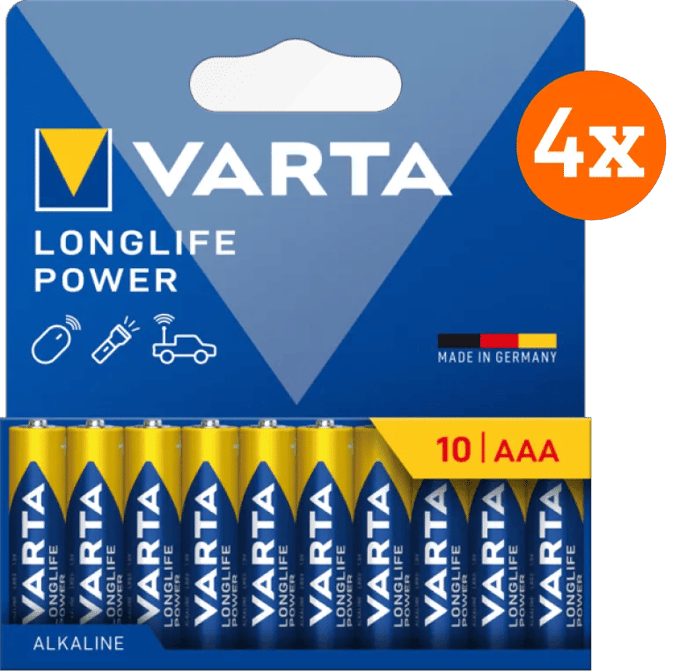 Varta Longlife Power AAA Pack 40 stuks