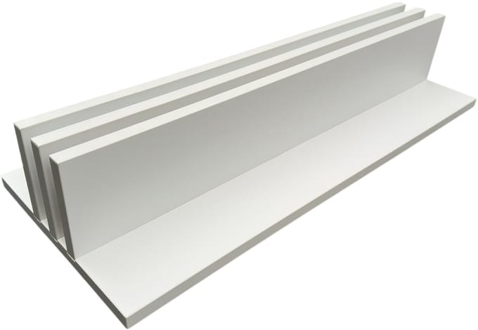 NORTH Afdekplaat Houder Pooltafel Mat Wit (Voor 2 Tops)
