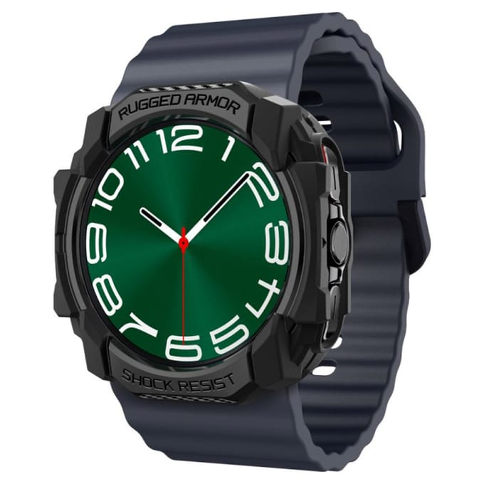 Spigen Rugged Armor™ Case voor de Samsung Galaxy Watch Ultra (2024/2025) - Matte Black