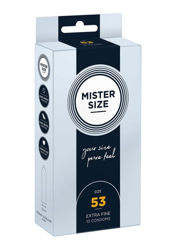 MISTER SIZE 53 Ultra Dunne M condooms (10 pack)