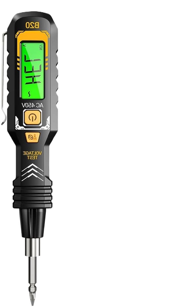 Spanning Tester - Stroommeter Detector - Elektrisch Onderhoud - Automatische Bereik Selectie - 16 cm - Zwart