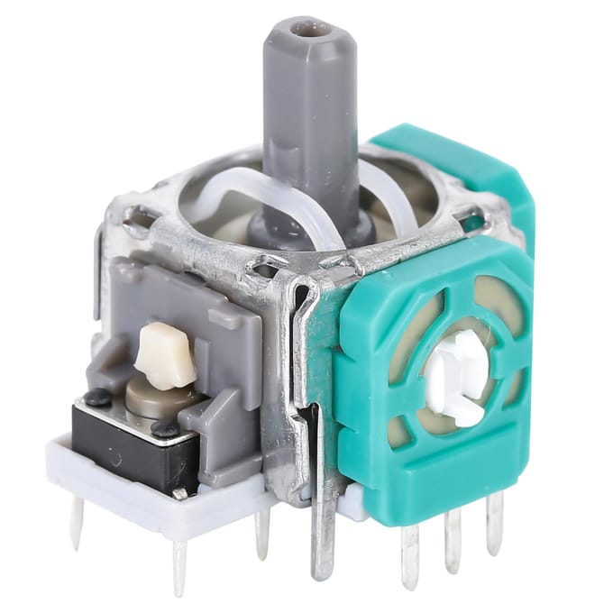 Lot de 5 joysticks analogiques 3D pour manette de jeu Xbox One, gauche et droite blue
