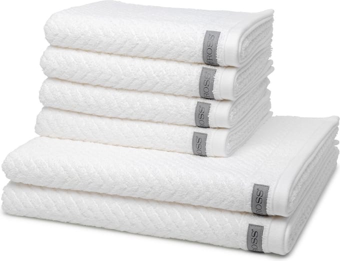 Ross Dames en Heren 4 X handdoek 2 X douchehanddoek - in set Smart